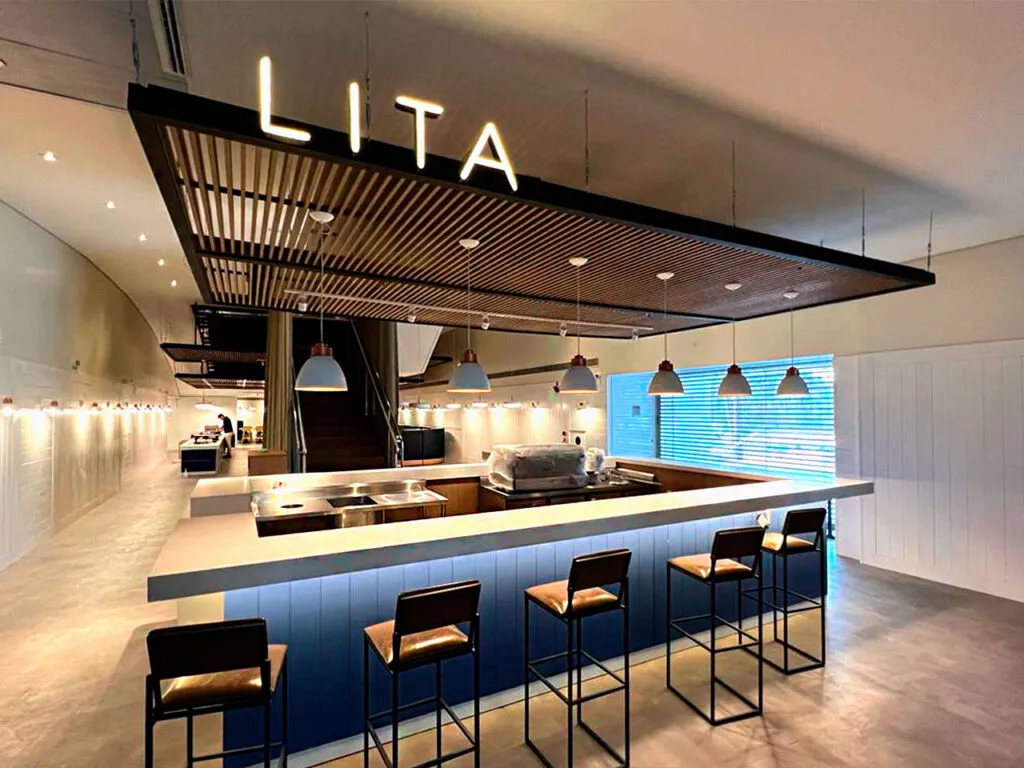 Cliente restaurante Lita da empresa de engenharia Rocap